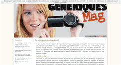 Desktop Screenshot of generiques-mag.com